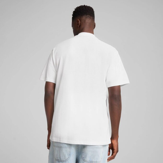 Garderobe Essentials Herre Avslappet Pique Poloskjorte