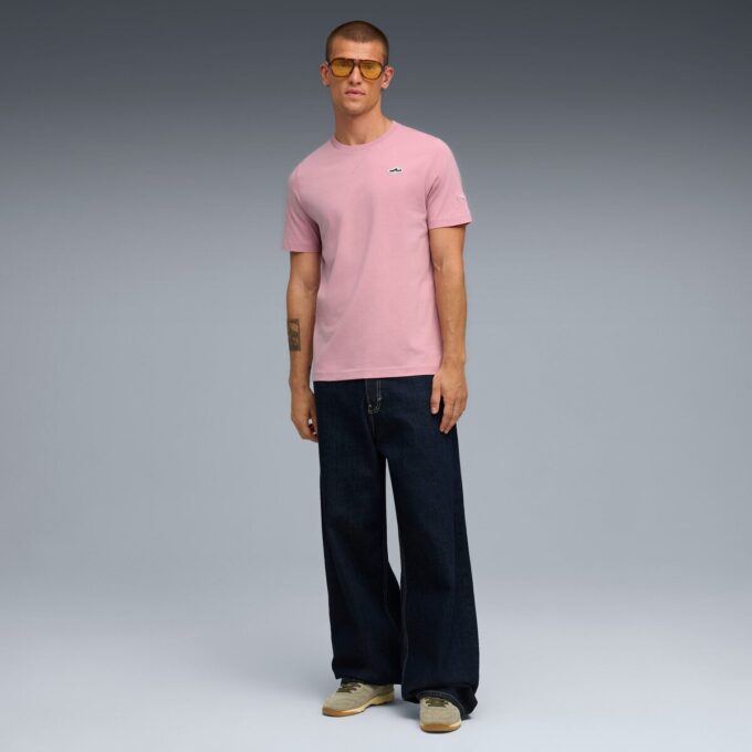 Garderobe Essentials Semsket T-skjorte for menn