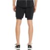 Grafisk 2-i-1 5 Løpeshorts «Svart»