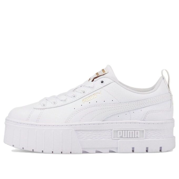 (GS) Mayze Leather «Hvitt lag med gull»