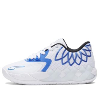 (GS) MB.01 Lav LaMelo-ball &laquo;Lagfarger – Hvit Bluemazing&raquo;