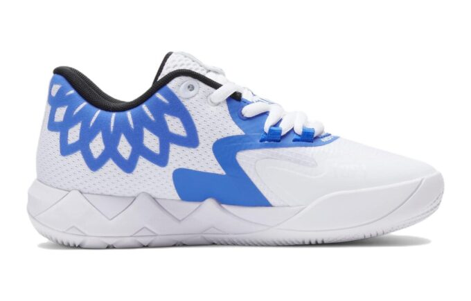 (GS) MB.01 Lav LaMelo-ball &laquo;Lagfarger – Hvit Bluemazing&raquo;