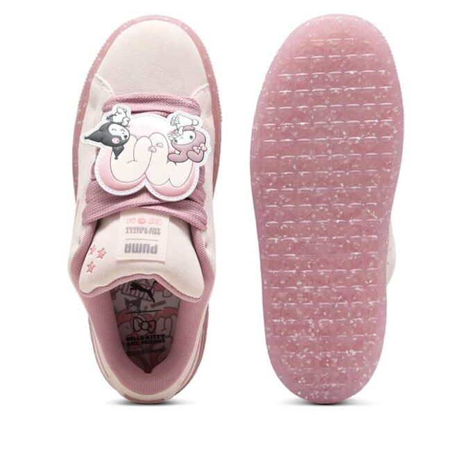 (GS) Semsket skinn XL «Hello Kitty og venner jasminblomst»