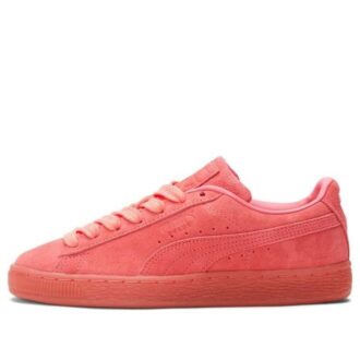 (GS) Suede Classic «Mono Iced – Solkysset korall»