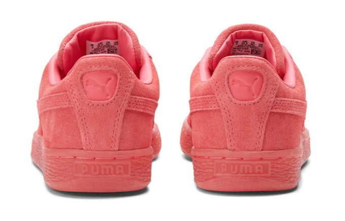 (GS) Suede Classic «Mono Iced – Solkysset korall»