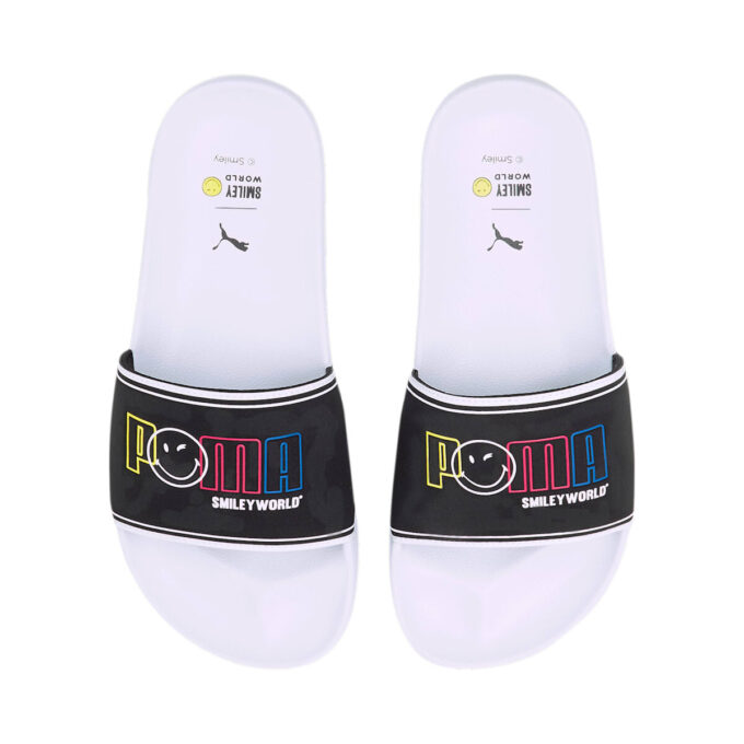 (GS) x SmileyWorld Leadcat 2.0 Slides «Hvite Svarte»