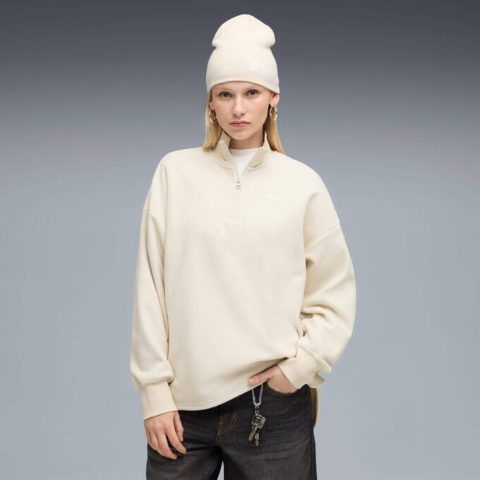 Her Women Half-Glidelås Genser