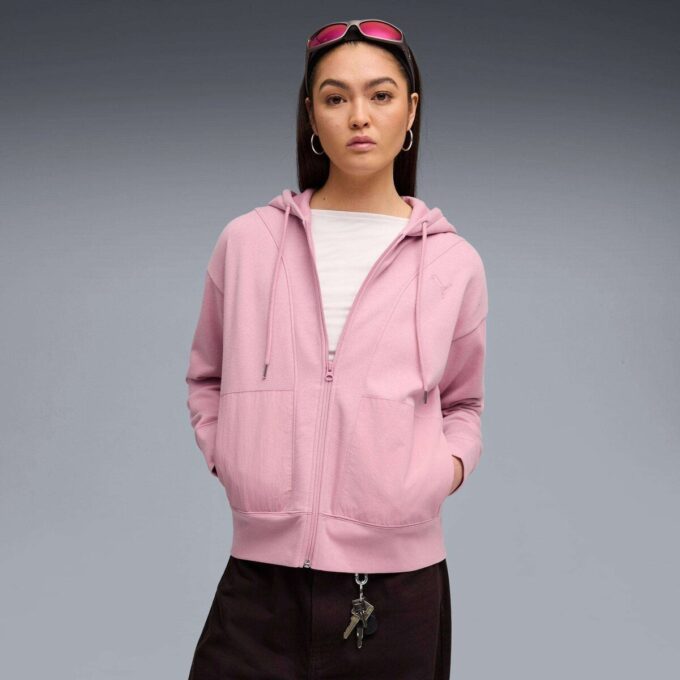 Her Women’s Relaxed Zip-Hettegenser