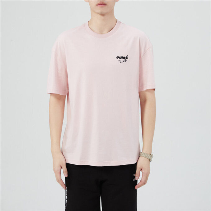 Herre Club Oversized SS T-skjorte Sportsrosa