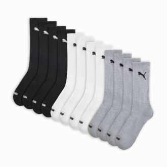 Herre Half Terry Crew-sokker (6 par)
