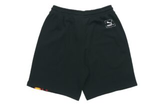 Herre PUMA Casual Pustende Strikkeshorts Svart