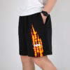 Herre PUMA Casual Pustende Strikkeshorts Svart