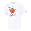 Herre PUMA Funny Printing Sports Rund Hals Kortermet Hvit