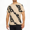 Herre PUMA x PRONOUNCE Unisex Graphic T-skjorte med crossover-kjedetrykk Athleisure Casual Sports Kortermet Khaki