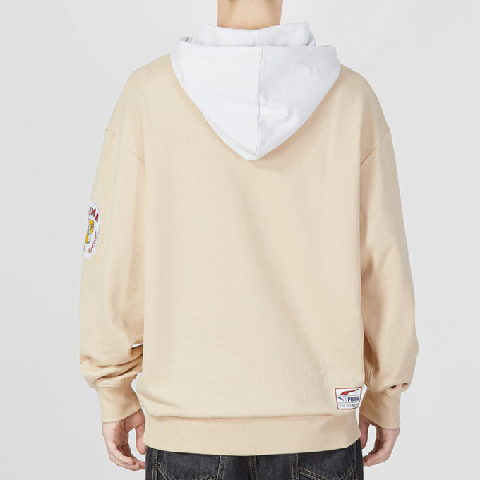 Hettegenser med laglogo «Beige»