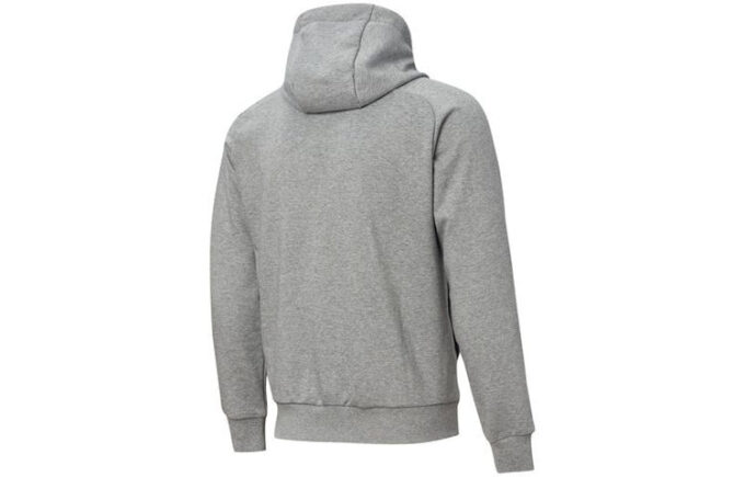 Hettegenser med treningsstoff «Grå»