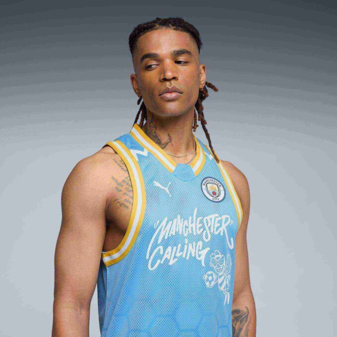 HOOPS x Manchester City herrebasketballdrakt