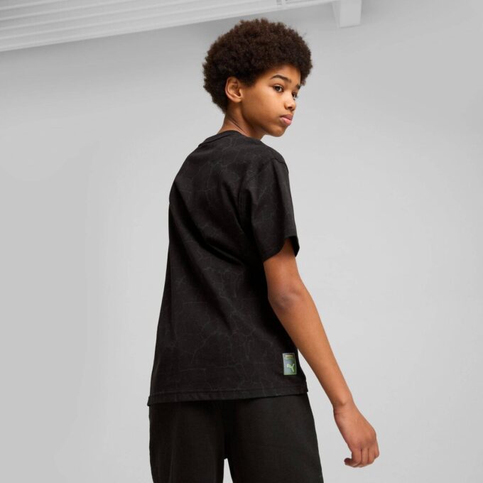 HOOPS x TMNT avslappet t-skjorte med heldekkende trykk for store barn