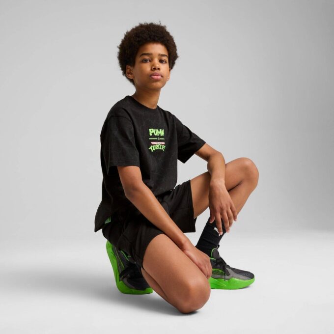 HOOPS x TMNT avslappet t-skjorte med heldekkende trykk for store barn