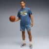 Hooptopia Menn Overdimensjonert Basketball T-skjorte