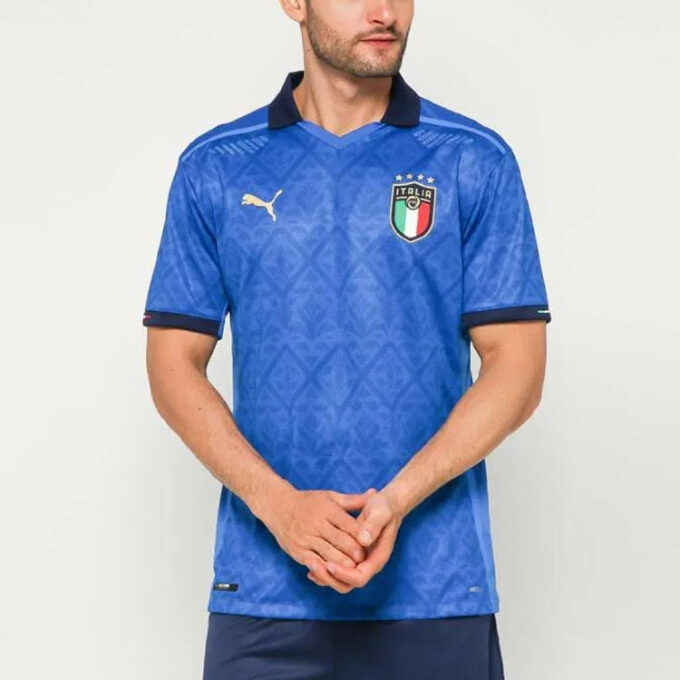 Italias hjemmedrakt 2020 2021 &laquo;Blå&raquo;