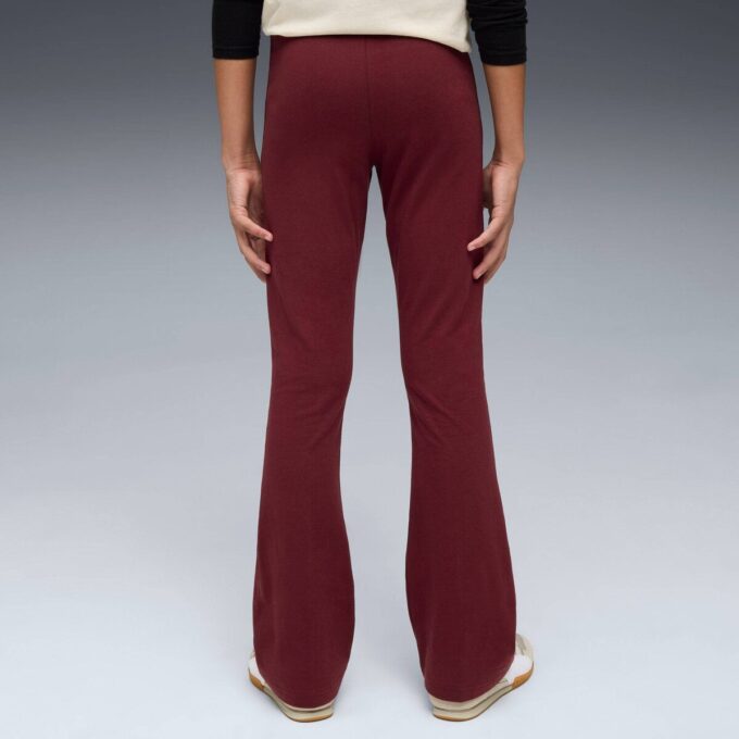Klassepakke store barneleggings med utsving