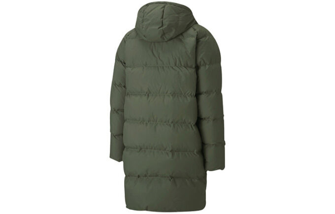 Klassikere Lang Dunjakke &laquo;Armygrønn&raquo;