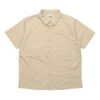 Klassisk oversized kortermet poloskjorte &laquo;Beige&raquo;