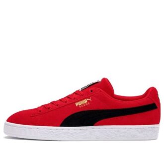 Klassisk semsket skinn «Ribbon Red»