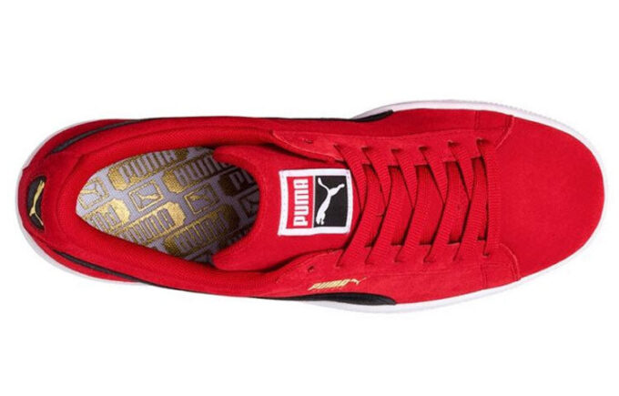 Klassisk semsket skinn «Ribbon Red»