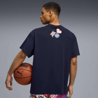 Klistremerkepakke Herre Basketball T-skjorte