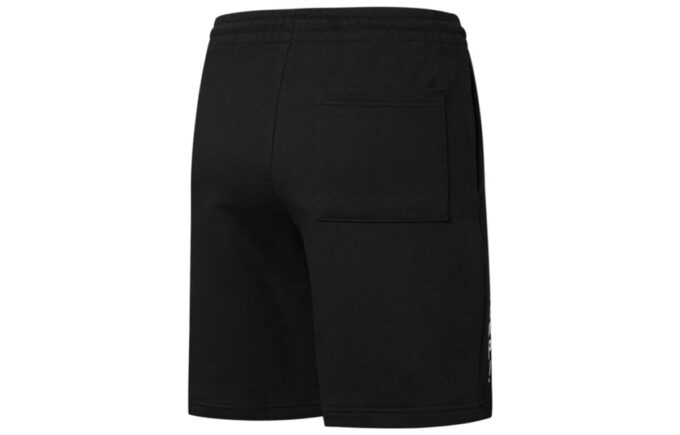 Klubbshorts Brodert Logo Avslappet Sport Svart