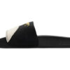 Lead Cat 2.0 semsket skinn OG-slide &laquo;Svart og hvit&raquo;