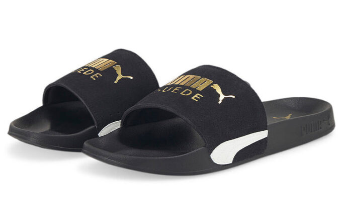Leadcat 2.0 Suede Classic Slides &laquo;Svart&raquo;