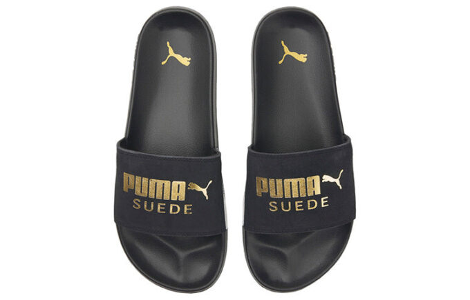 Leadcat 2.0 Suede Classic Slides &laquo;Svart&raquo;