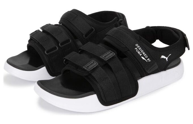 Leadcat City Sandal &laquo;Svart Hvit&raquo;