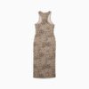 Leopard Luxe Slim Dress med Dyreprint til Damer