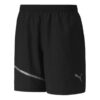 Lett vevd 7″ løpeshorts &laquo;Svart&raquo;
