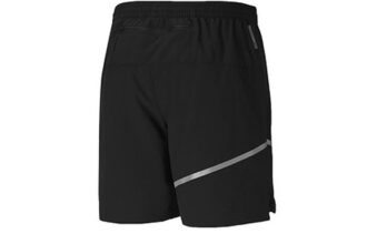 Lett vevd 7″ løpeshorts &laquo;Svart&raquo;