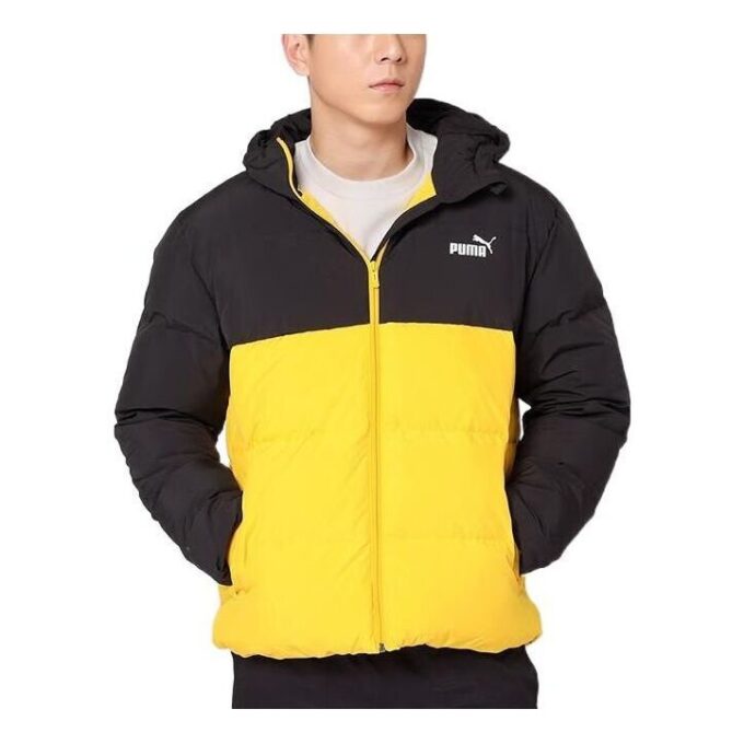 Logo Puffer Dunjakke «Gul»