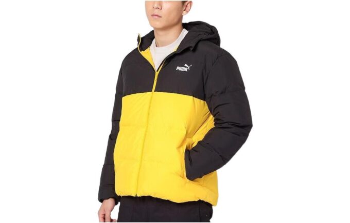 Logo Puffer Dunjakke «Gul»