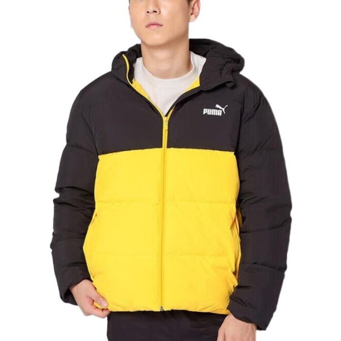 Logo Puffer Dunjakke «Gul»