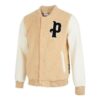 Logo Sherpa Baseballjakke «Beige»