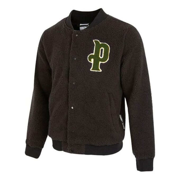 Logo Sherpa Baseballjakke «Svart»