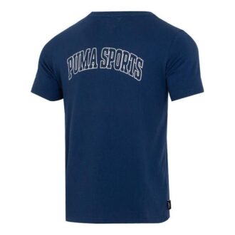 Logo Sports T-skjorte «Marineblå»