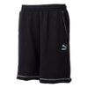 Logoshorts «Svart med hvite sømmer»