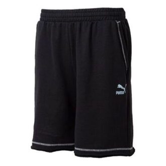 Logoshorts «Svart med hvite sømmer»