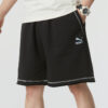 Logoshorts «Svart med hvite sømmer»