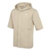 Løs hettegenser, fritidsjakke, kortermet, &laquo;Beige&raquo;