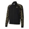 Luxe Aop Track Full-zip logo Printed Sportsjakke Herre Svart/Gull